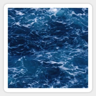 Midnight Serenade: Photorealistic Ocean Whispers Sticker